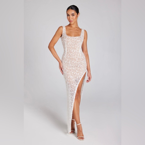 Nadine Merabi - Louisa White Dress - Picture 5 of 7